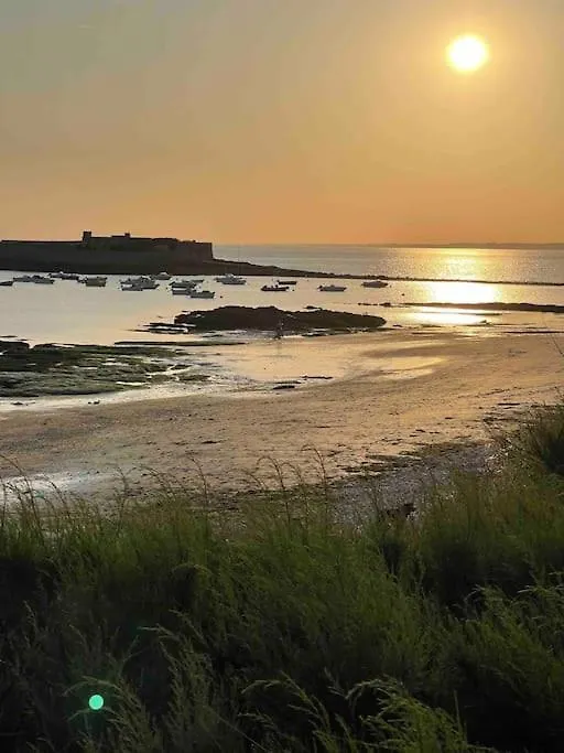 Studio Vue Mer Le Fort Bloque Ploemeur France